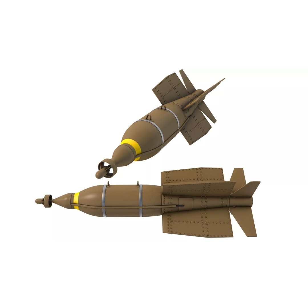 Bolt 117 Laser Guided Bomb 3D Model – High Poly Game Asset, FBX - View 2