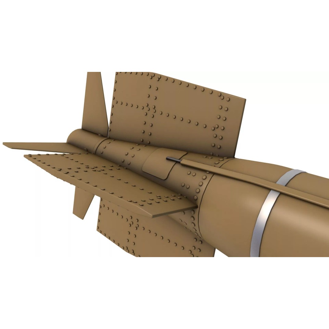 Bolt 117 Laser Guided Bomb 3D Model – High Poly Game Asset, FBX - View 4