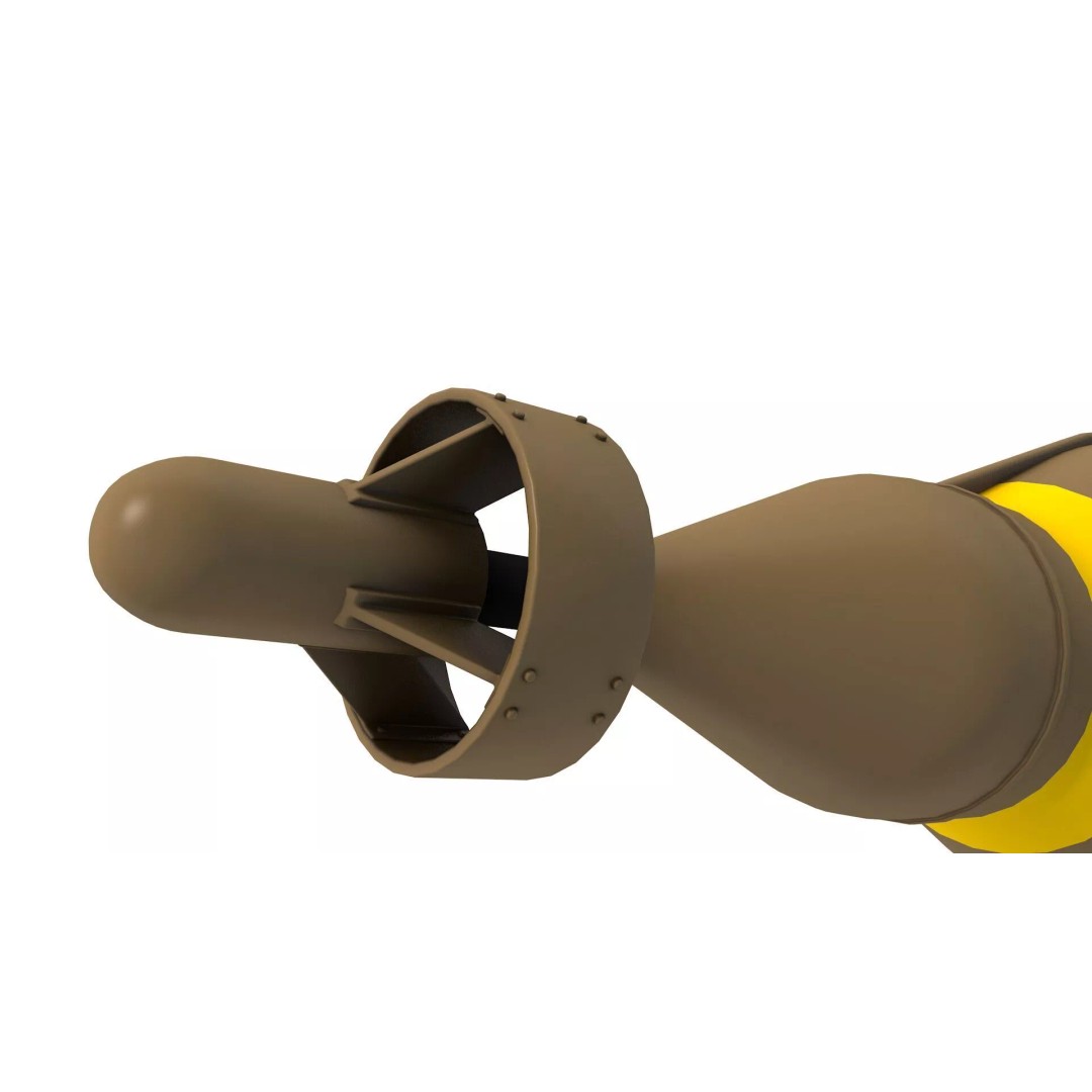 Bolt 117 Laser Guided Bomb 3D Model – High Poly Game Asset, FBX - View 5