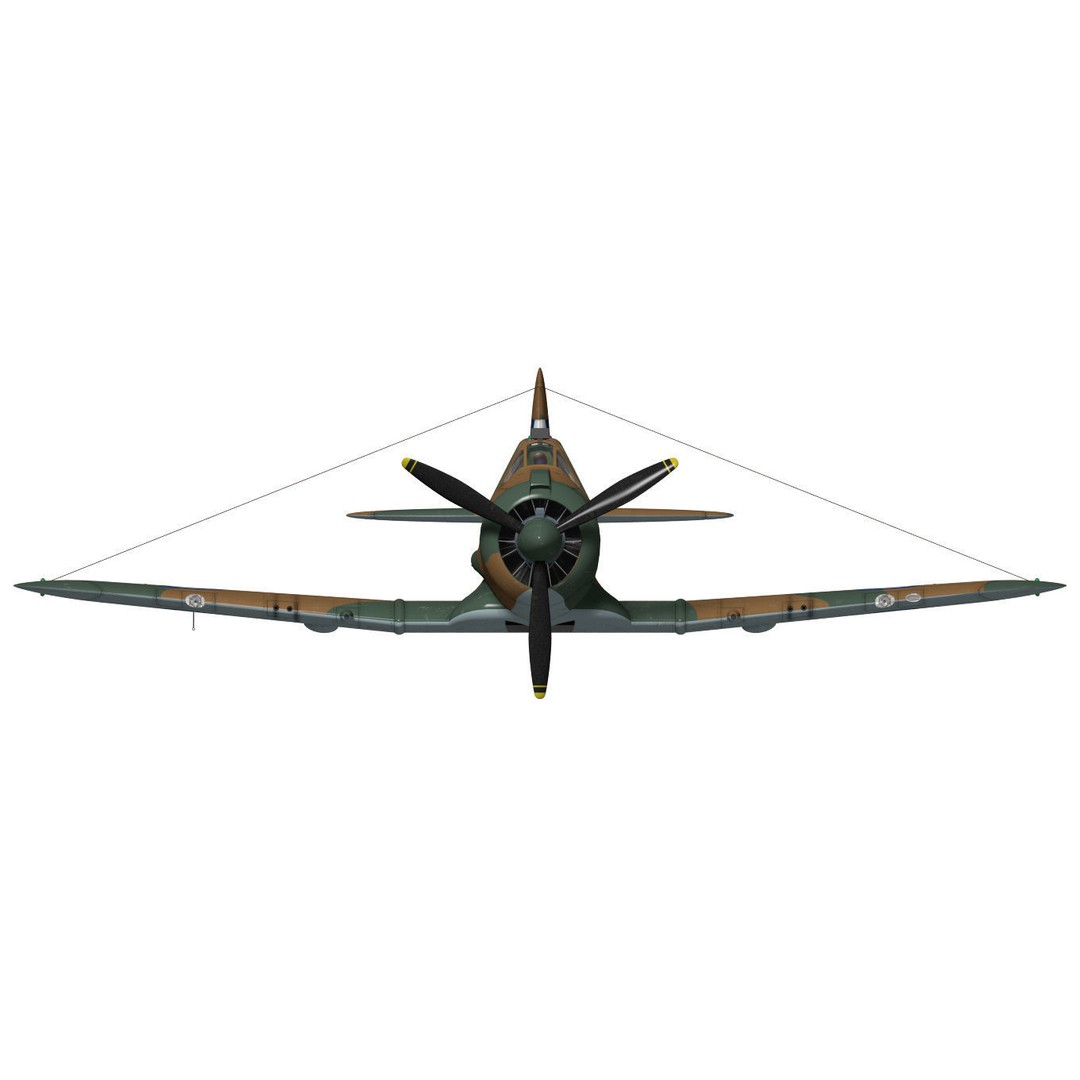 CAC CA-13 Boomerang 3D Model – High Poly Military Aircraft, FBX - View 13