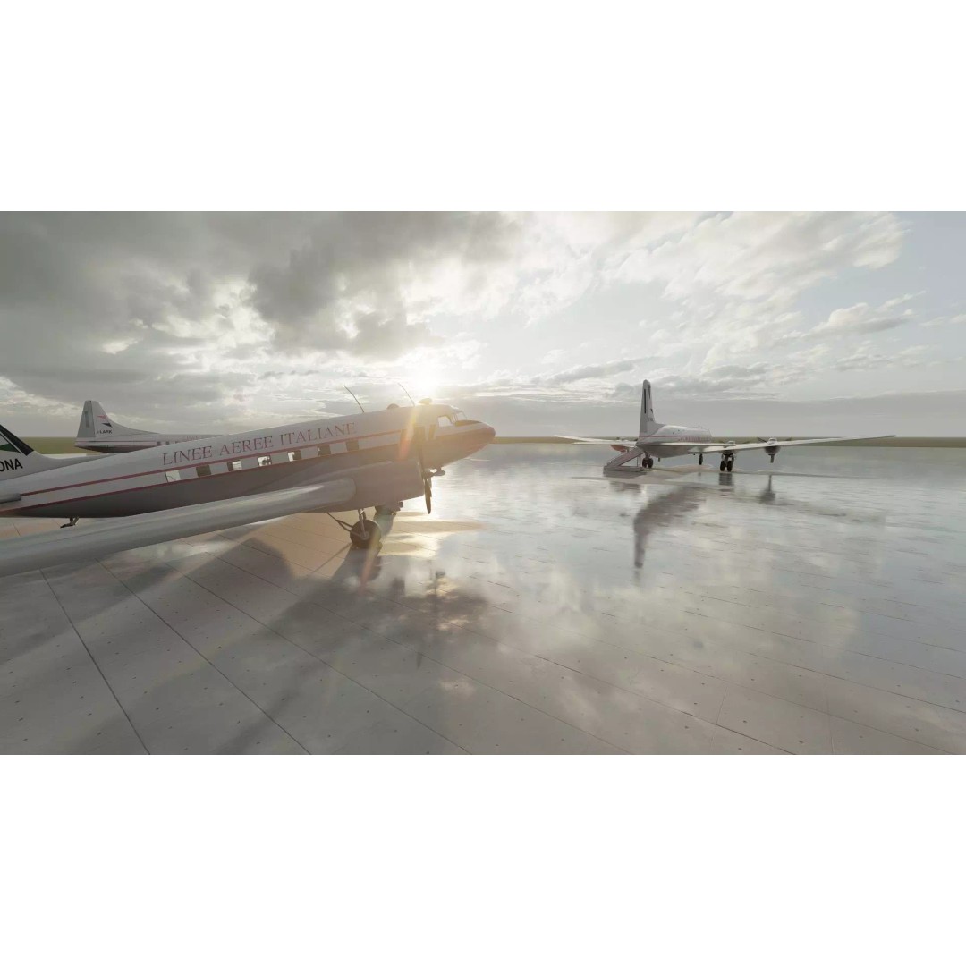 Douglas DC-3 3D Model – Retro Aircraft with Interior, SketchUp & Lumion - View 14