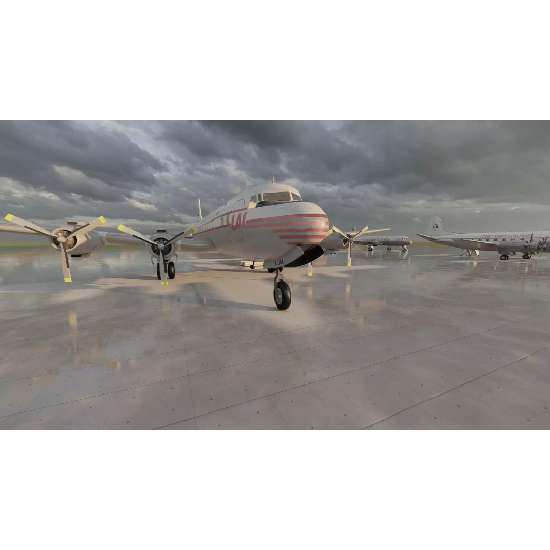 Douglas DC-3 3D Model – Retro Aircraft with Interior, SketchUp & Lumion - View 16