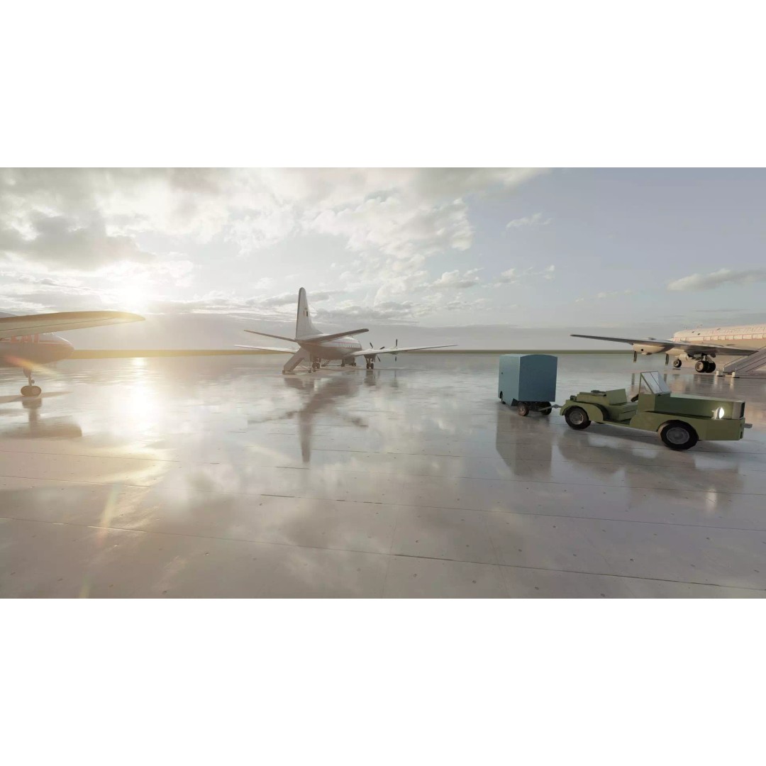 Douglas DC-3 3D Model – Retro Aircraft with Interior, SketchUp & Lumion - View 20
