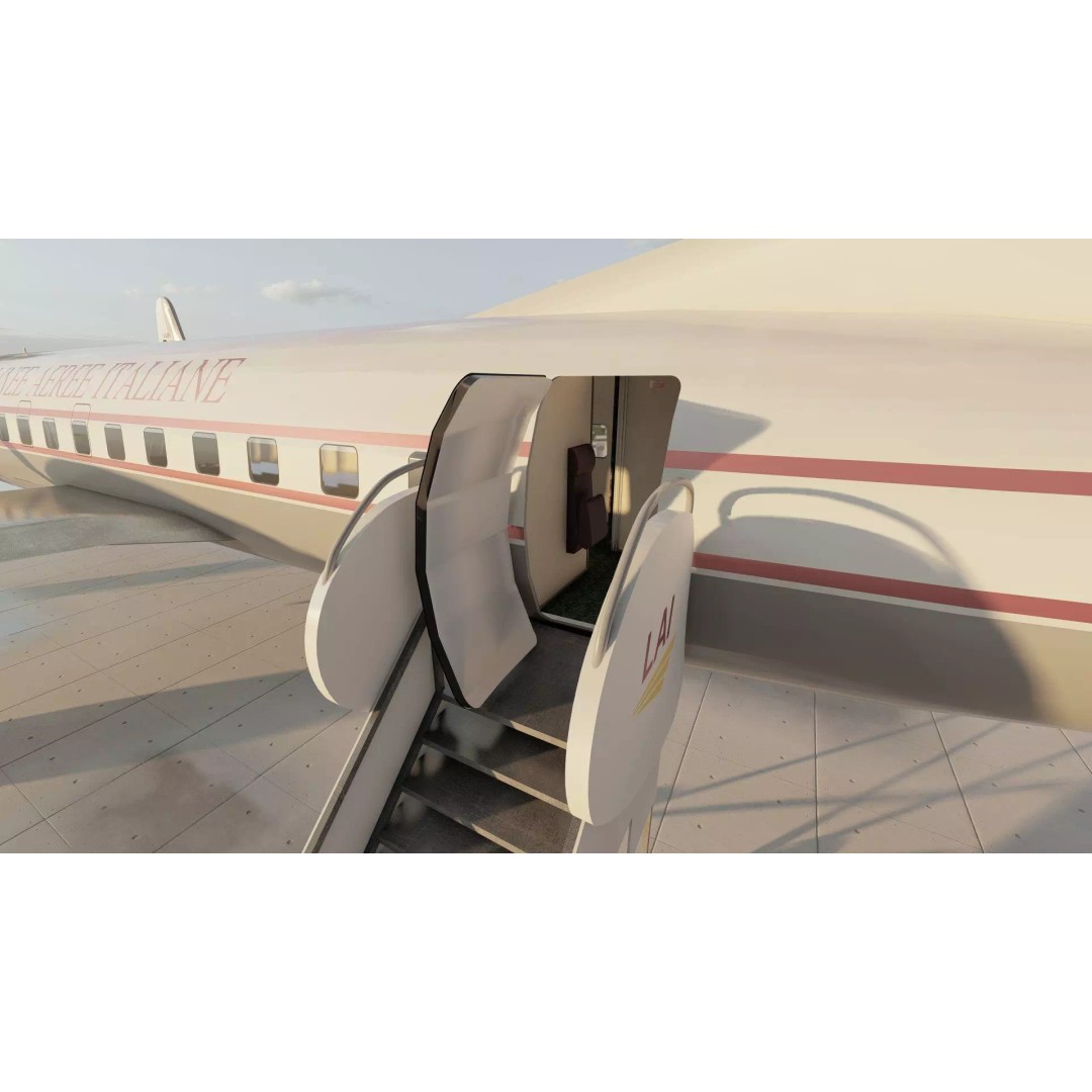 Douglas DC-3 3D Model – Retro Aircraft with Interior, SketchUp & Lumion - View 24