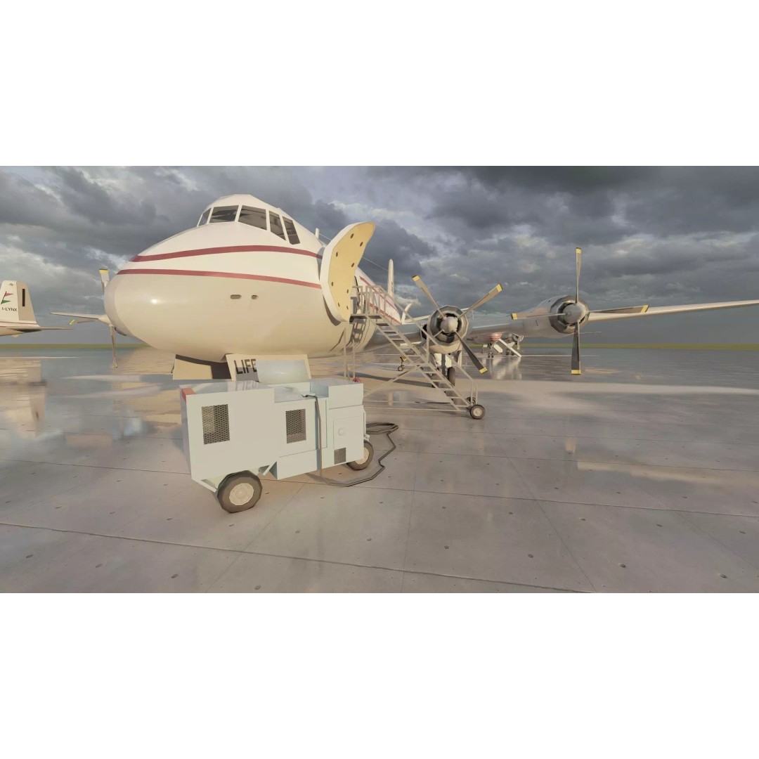 Douglas DC-3 3D Model – Retro Aircraft with Interior, SketchUp & Lumion - View 26