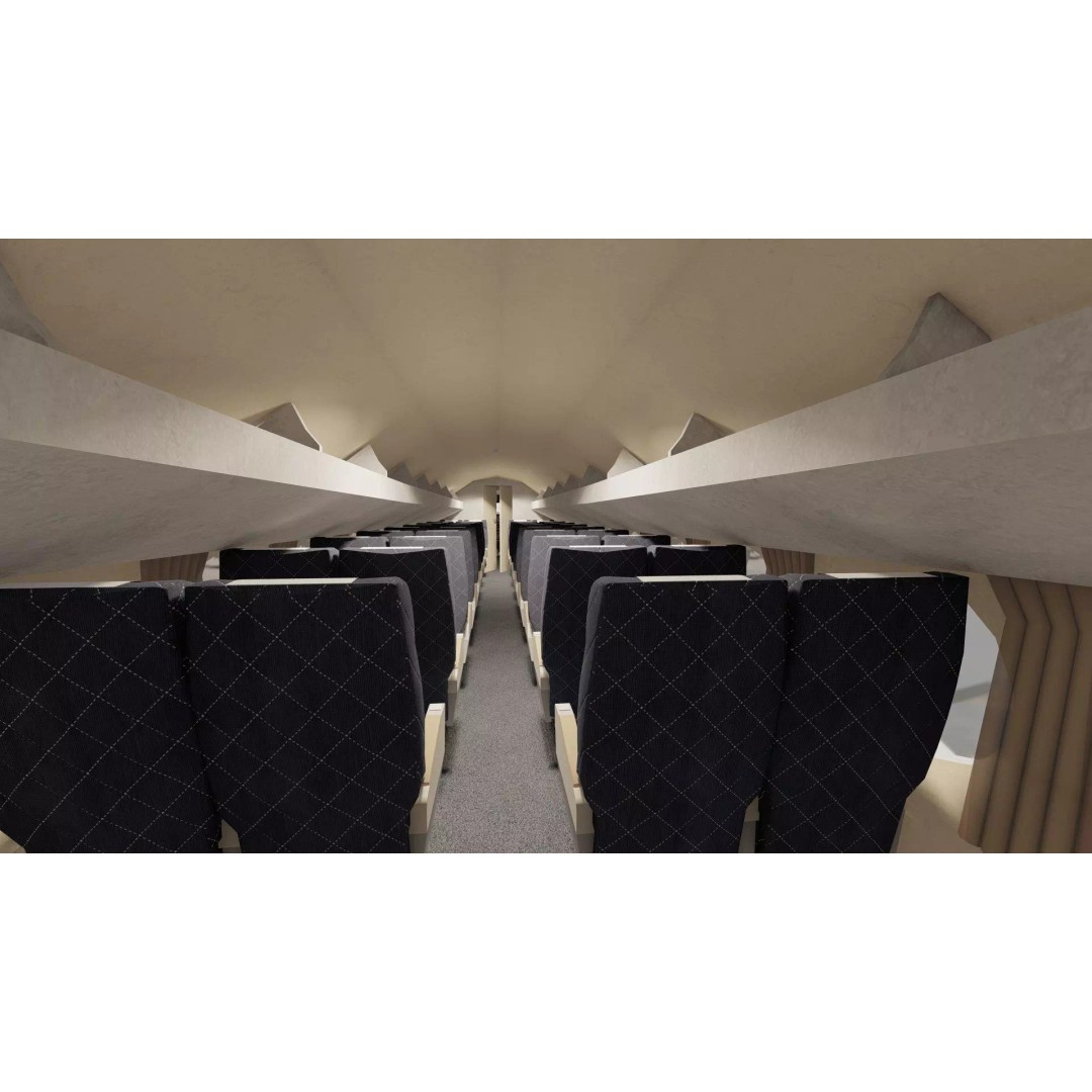 Douglas DC-3 3D Model – Retro Aircraft with Interior, SketchUp & Lumion - View 35