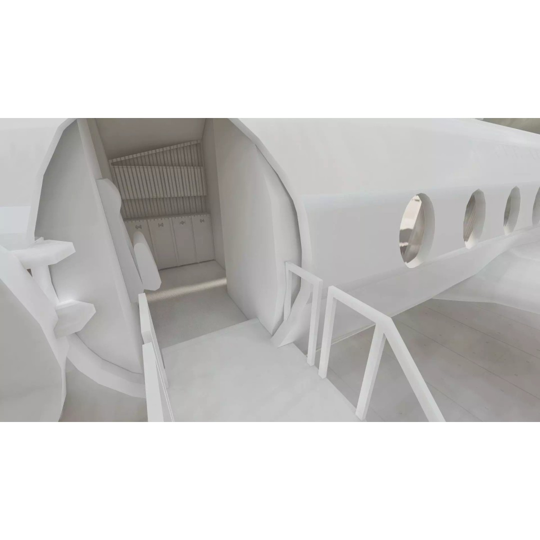 Douglas DC-3 3D Model – Retro Aircraft with Interior, SketchUp & Lumion - View 47