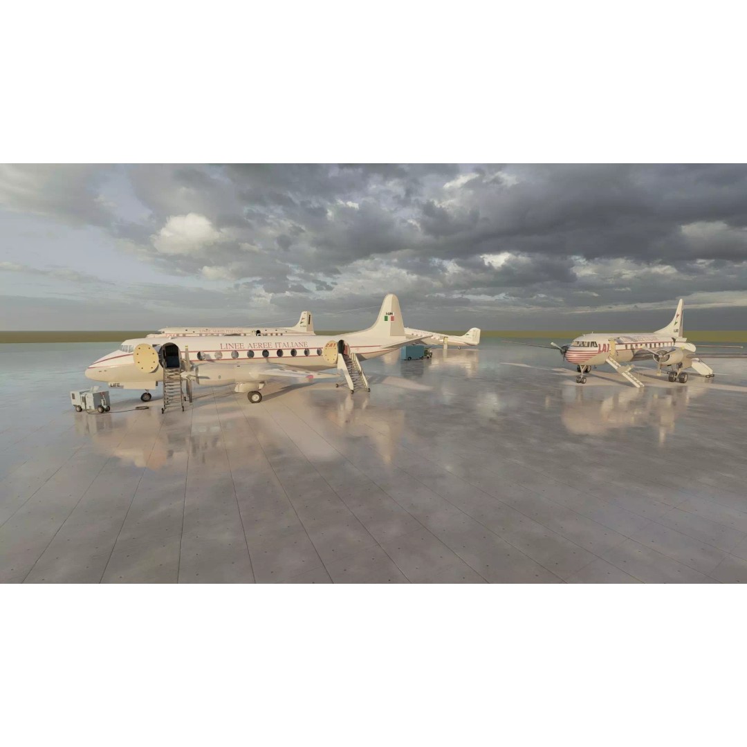 Douglas DC-3 3D Model – Retro Aircraft with Interior, SketchUp & Lumion - View 9
