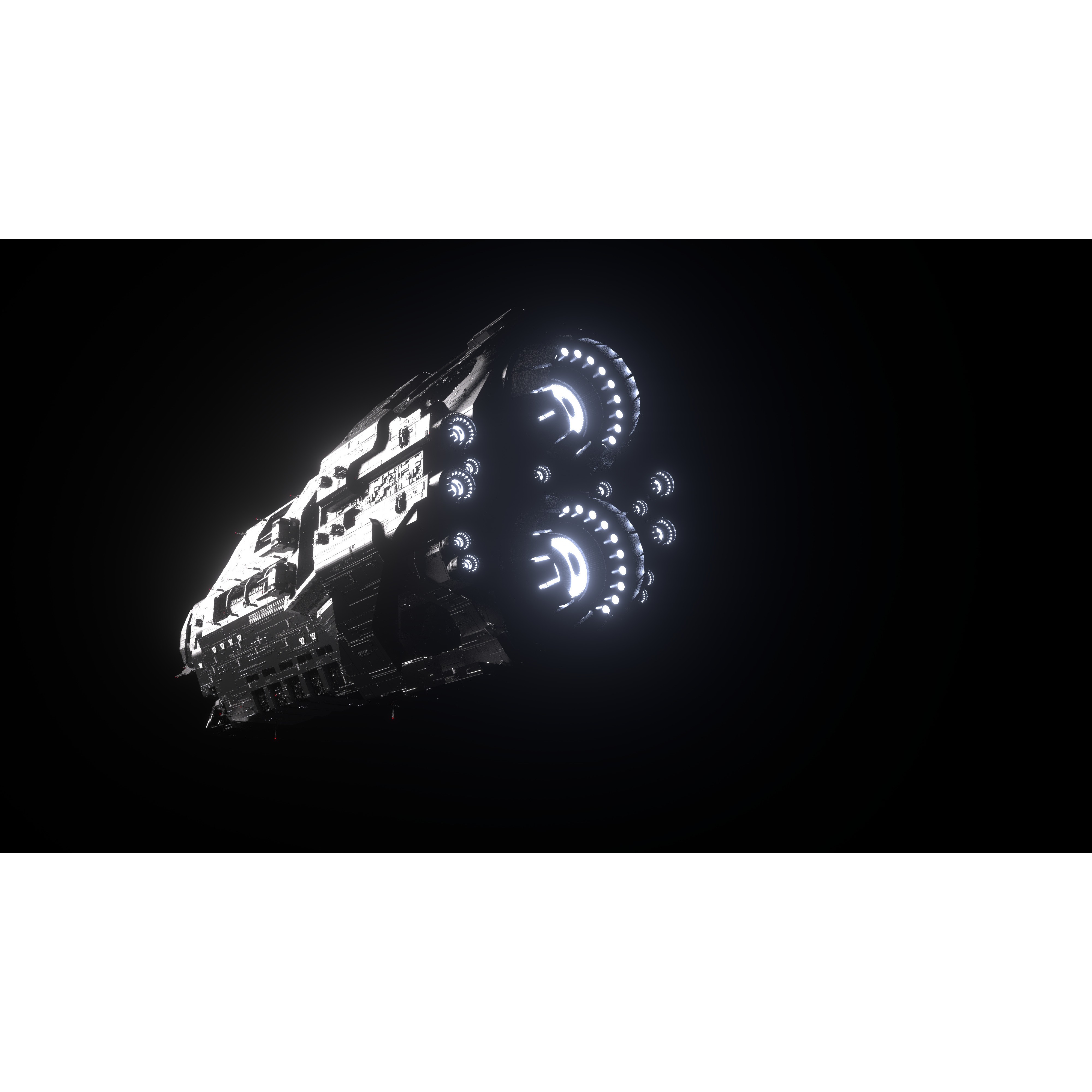 Autumn Class Capital Ship - Game-Ready 3D Model - View 10