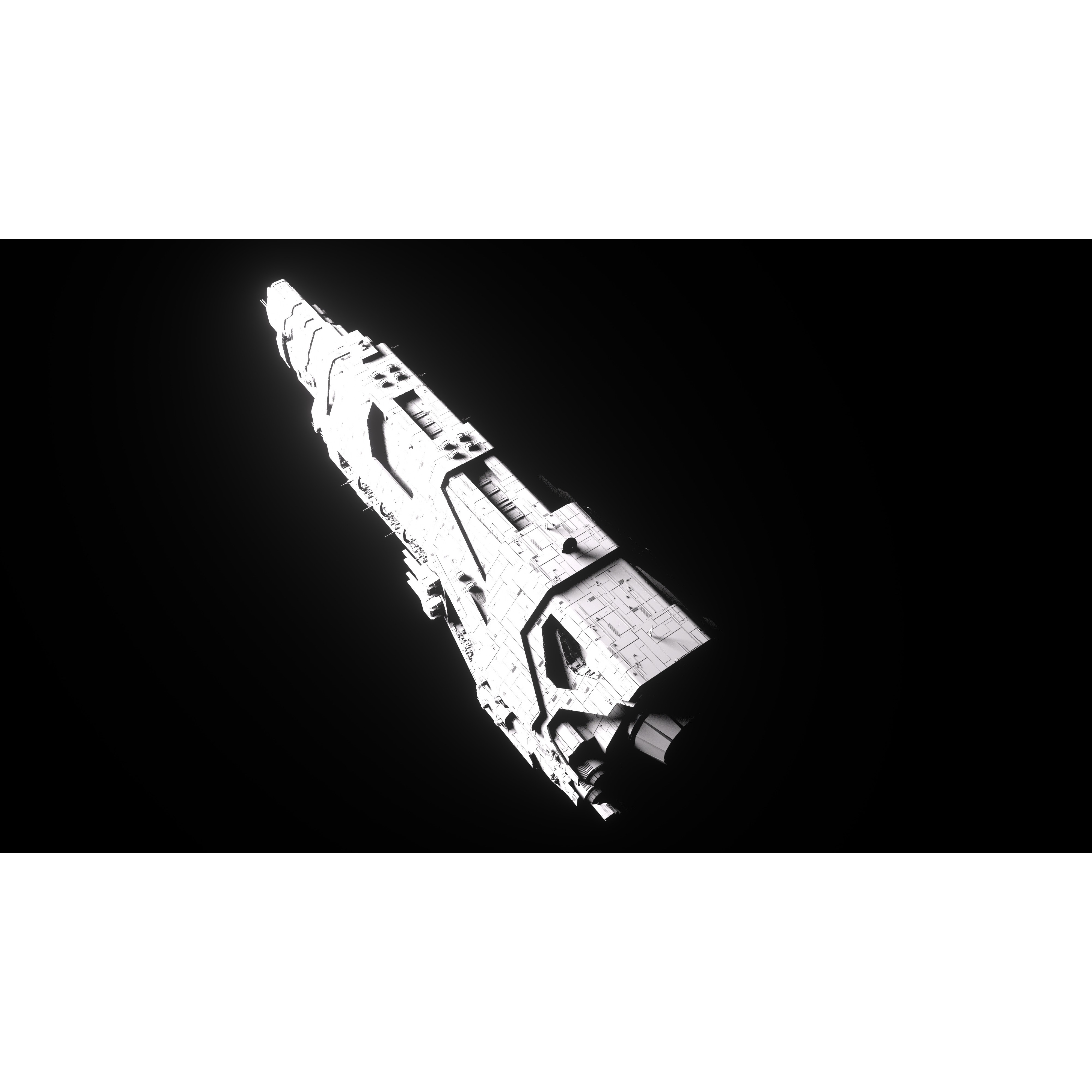 Autumn Class Capital Ship - Game-Ready 3D Model - View 12