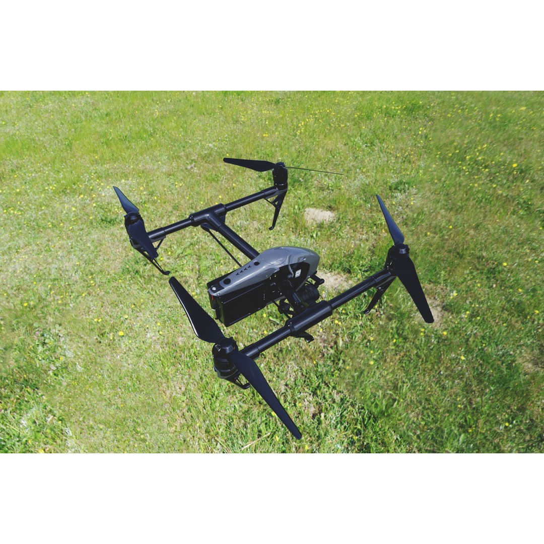 Mechanical Drone 3D Model – High Poly Aircraft with PBR Textures, FBX