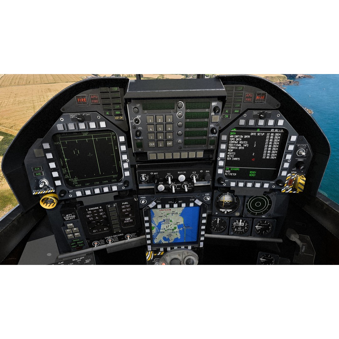 FA-27C Japan Anime Fighter 3D Model – Rigged Low Poly Aircraft, FBX - View 18