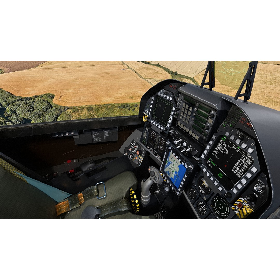 FA-27C Japan Anime Fighter 3D Model – Rigged Low Poly Aircraft, FBX - View 19