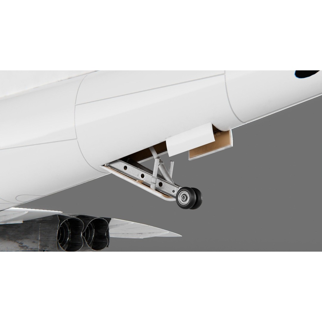 Concorde 3D Model – Detailed Aircraft with Rigging, FBX & Blender - View 14