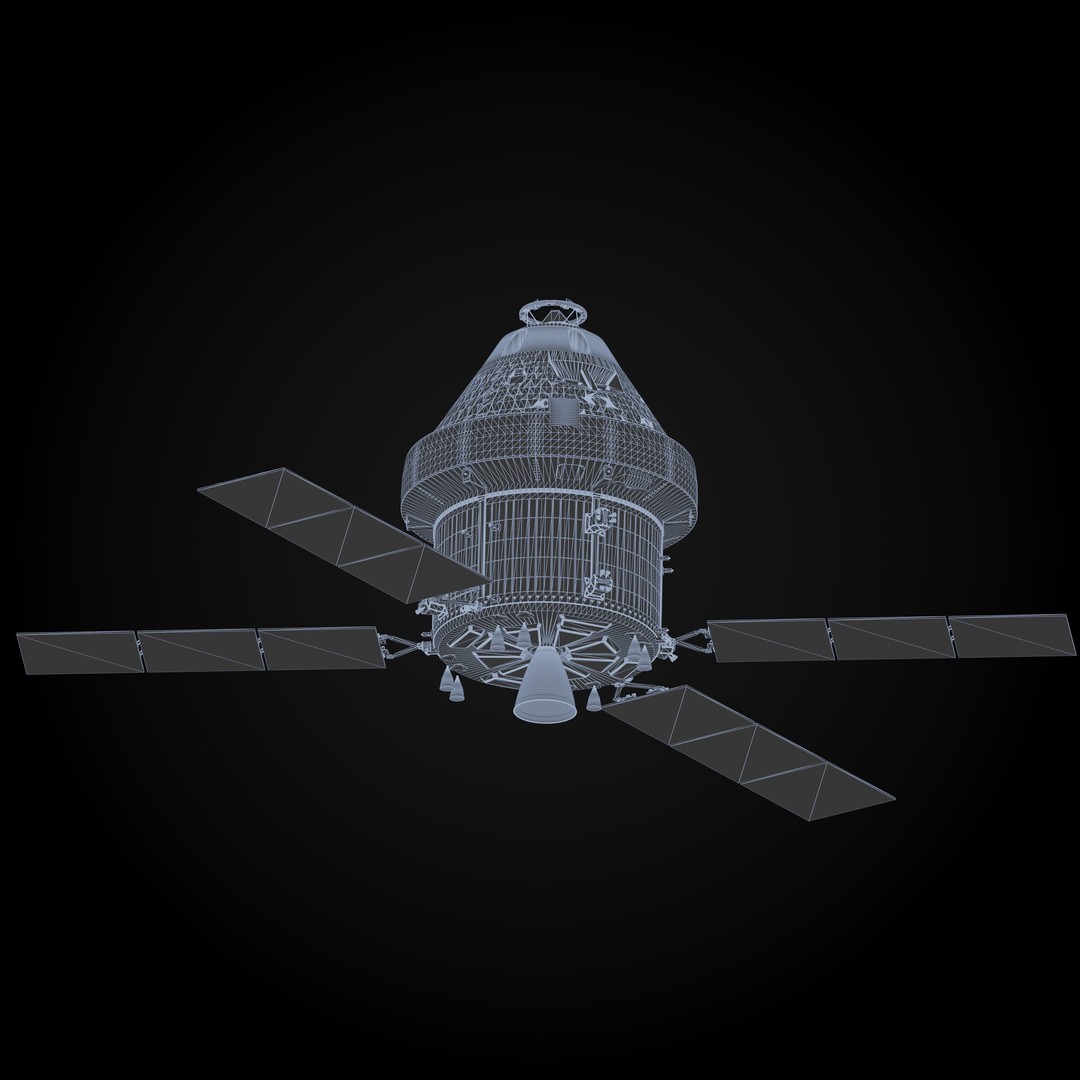 Orion MPCV Spacecraft 3D Model – PBR Game-Ready Asset, Blender - View 12