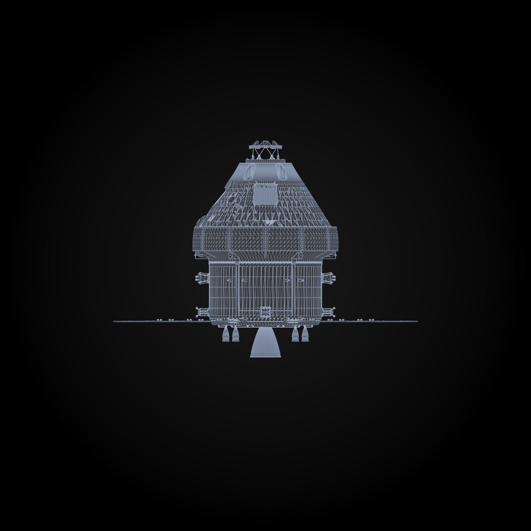 Orion MPCV Spacecraft 3D Model – PBR Game-Ready Asset, Blender - View 14