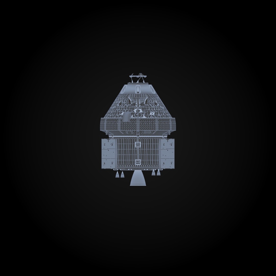 Orion MPCV Spacecraft 3D Model – PBR Game-Ready Asset, Blender - View 16