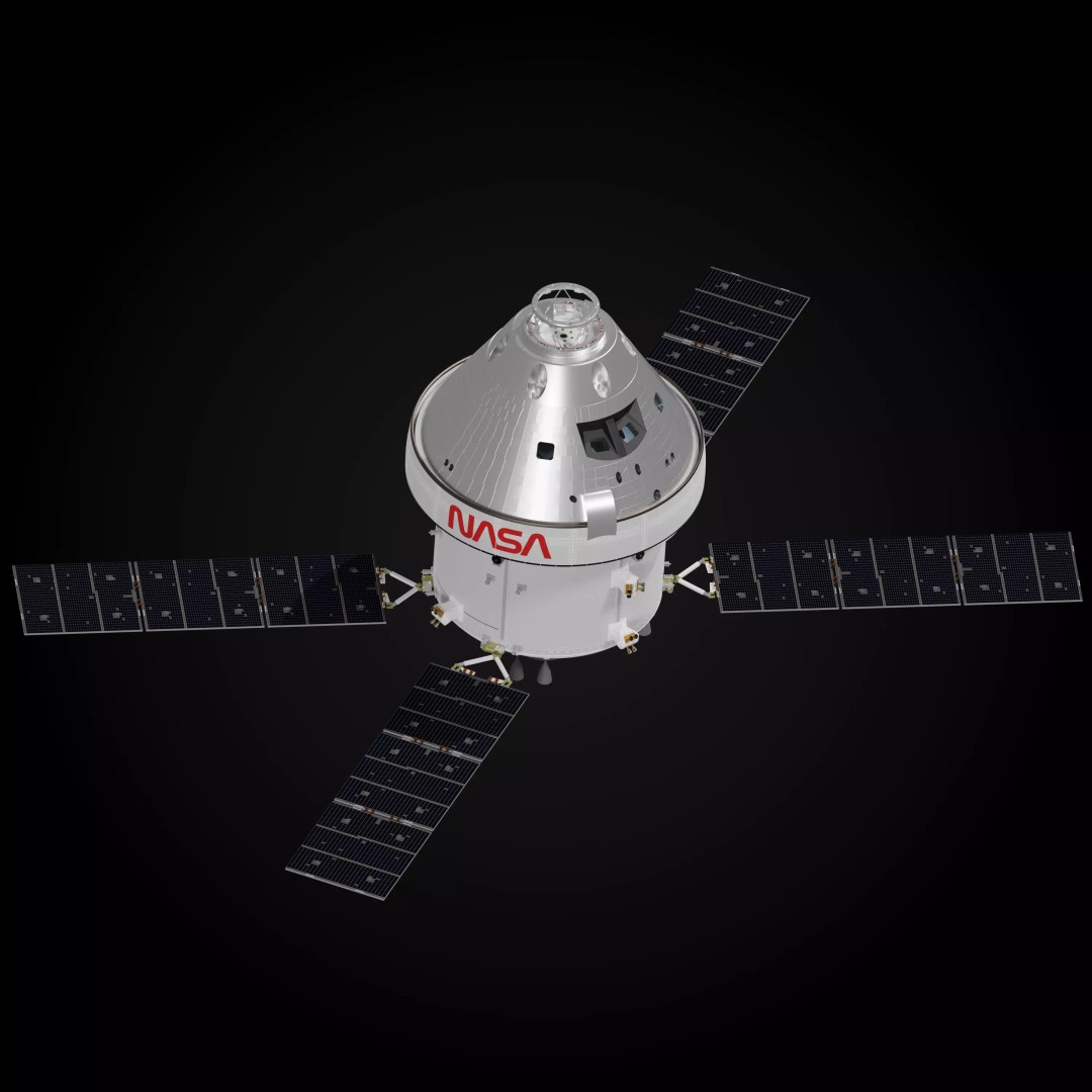 Orion MPCV Spacecraft 3D Model – PBR Game-Ready Asset, Blender - View 2
