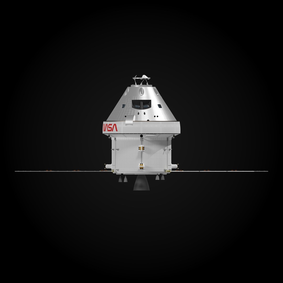 Orion MPCV Spacecraft 3D Model – PBR Game-Ready Asset, Blender - View 5