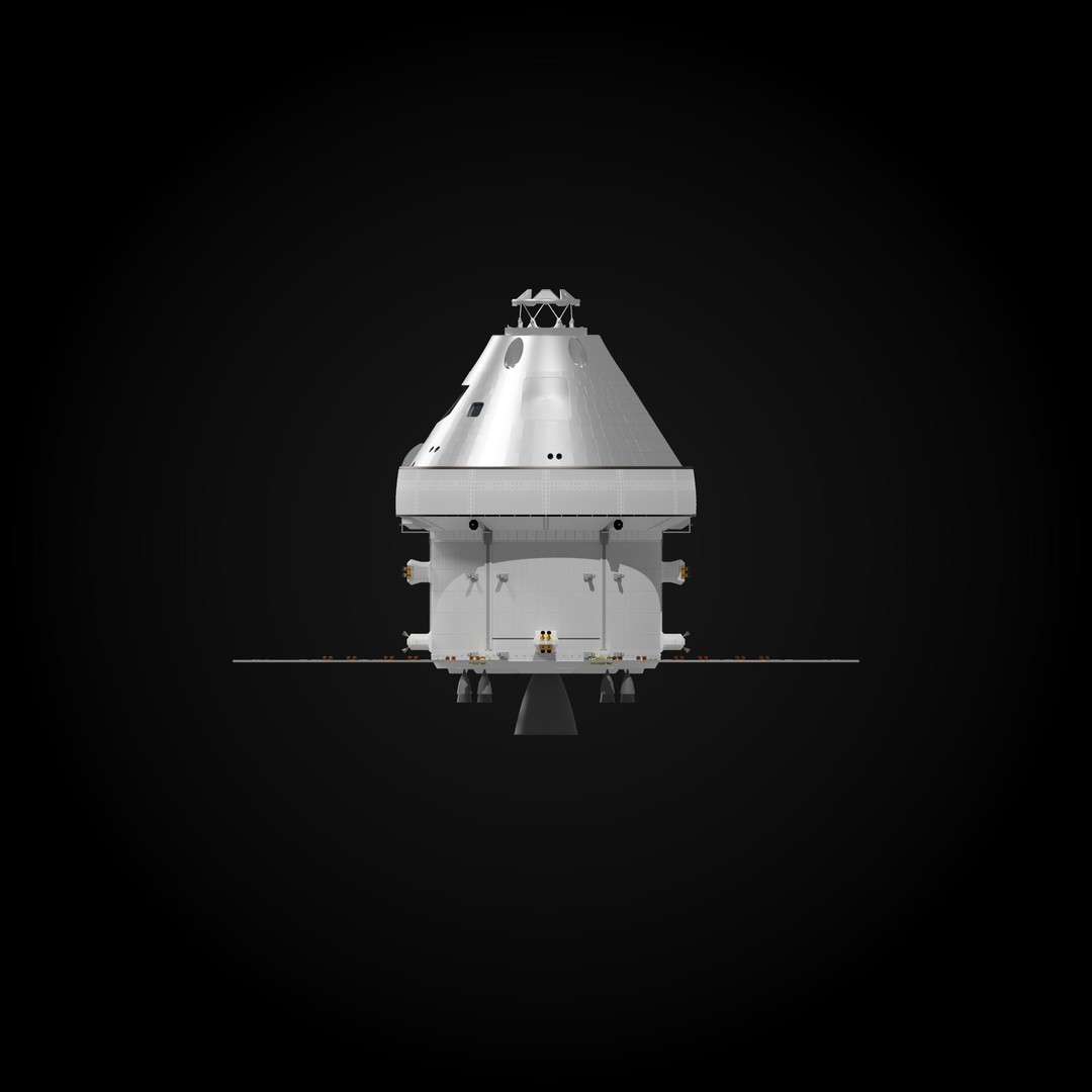 Orion MPCV Spacecraft 3D Model – PBR Game-Ready Asset, Blender - View 7