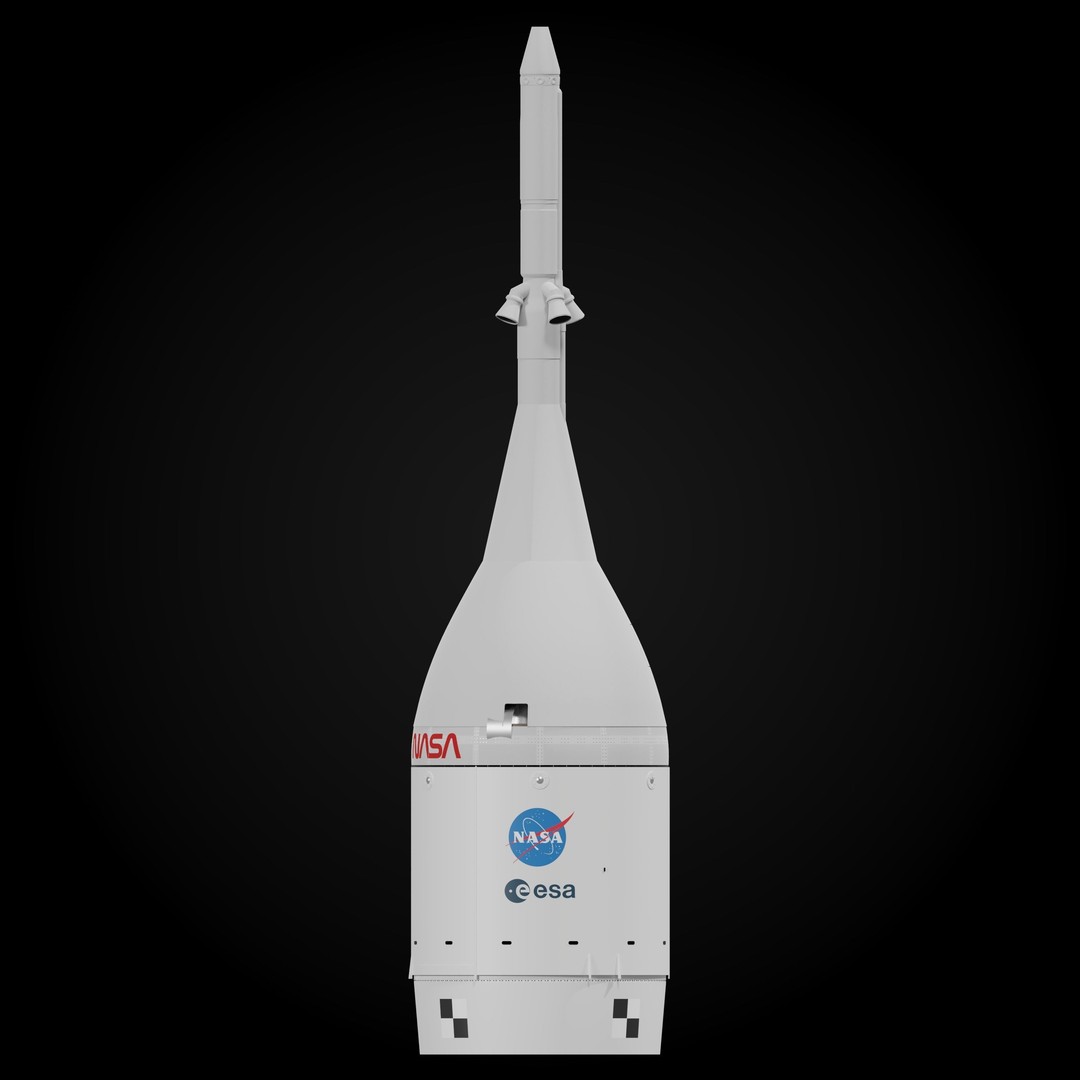 Orion MPCV Spacecraft 3D Model – PBR Game-Ready Asset, Blender - View 8