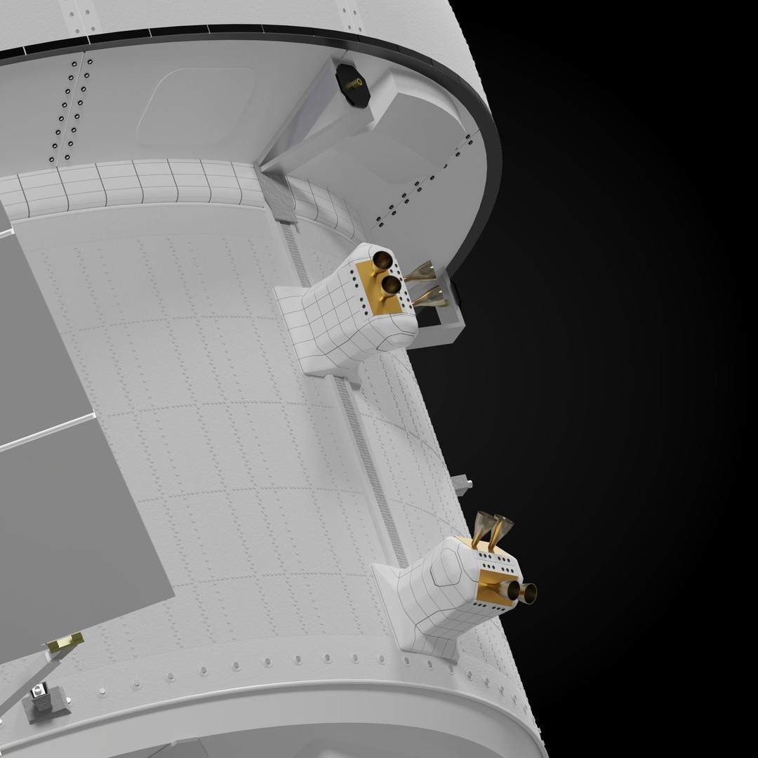 Orion MPCV Spacecraft 3D Model – PBR Game-Ready Asset, Blender - View 9