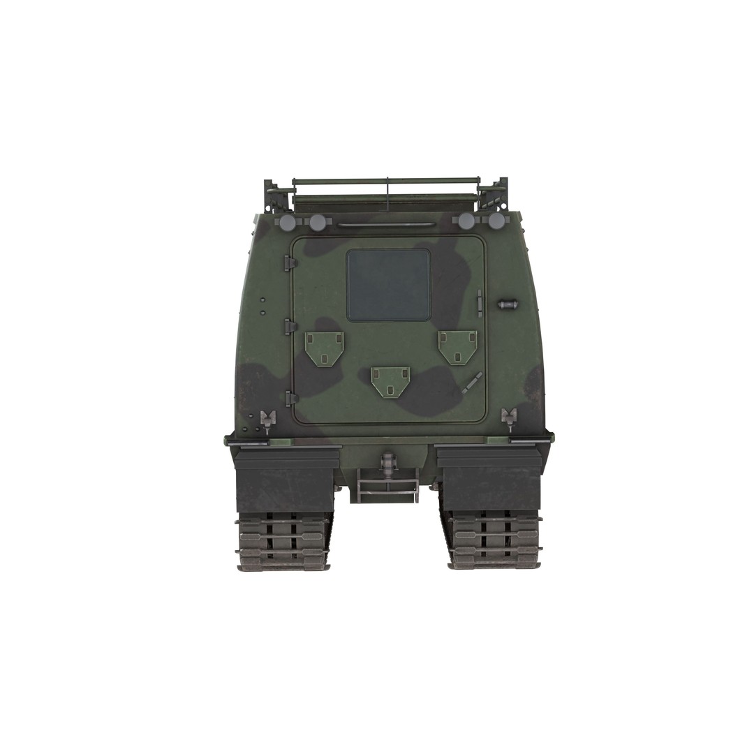 Bandvagn 206 Tracked Terrain Carrier 3D Model – Low Poly PBR Game Asset, FBX - View 7