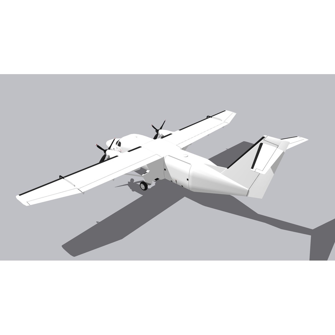 Cessna 408 SkyCourier 3D Model – Commercial Aircraft, SketchUp - View 13