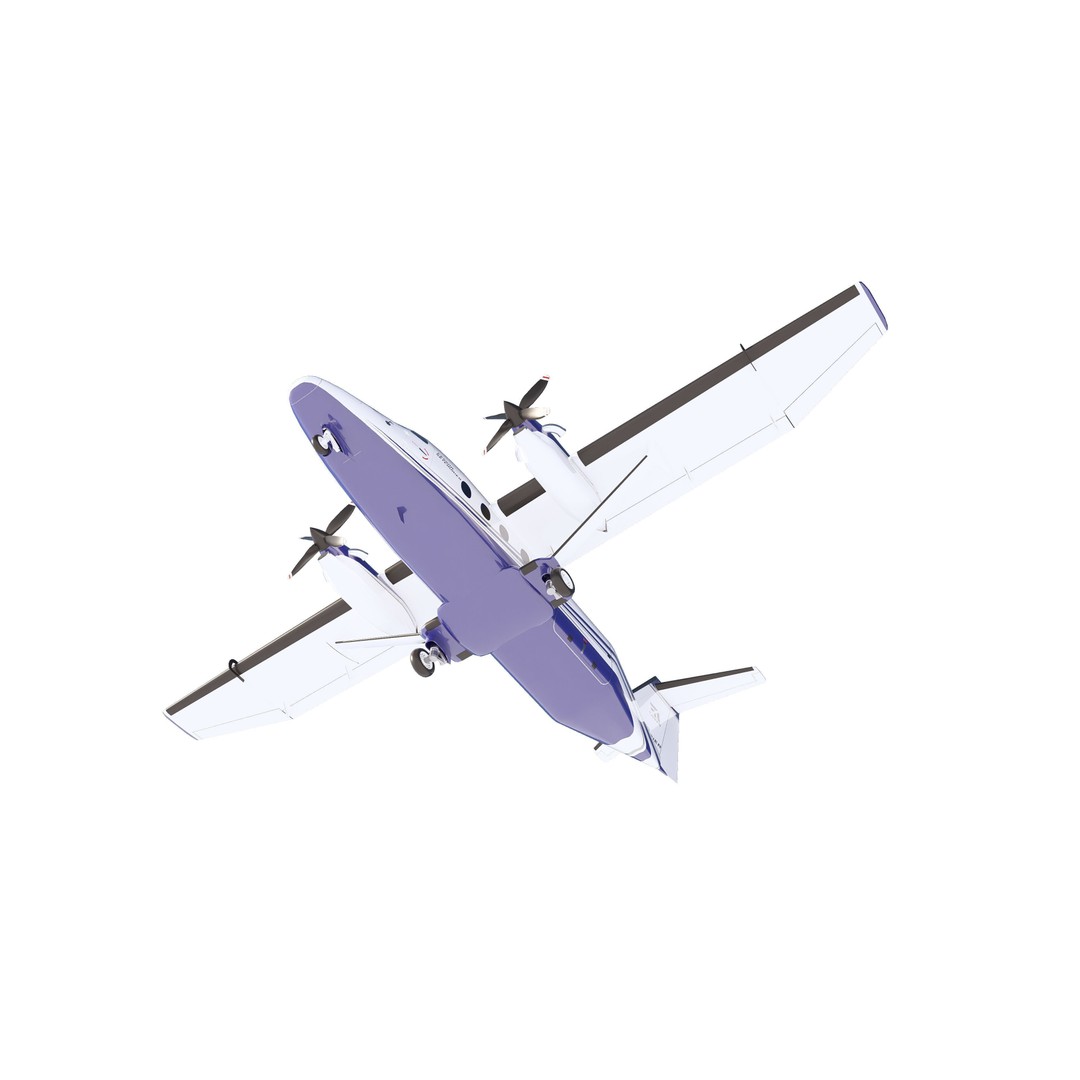 Cessna 408 SkyCourier 3D Model – Commercial Aircraft, SketchUp - View 16