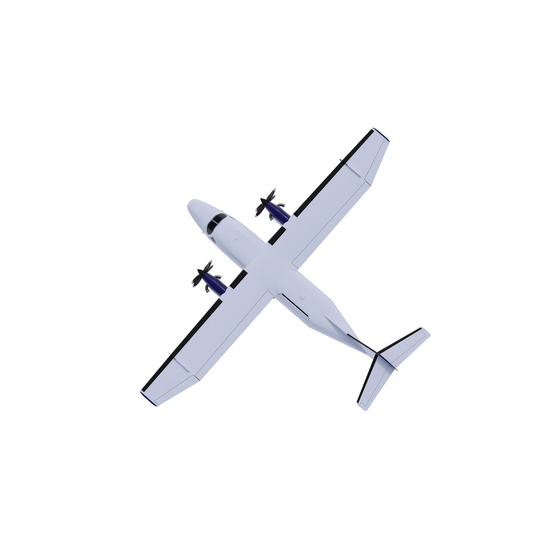 Cessna 408 SkyCourier 3D Model – Commercial Aircraft, SketchUp - View 18