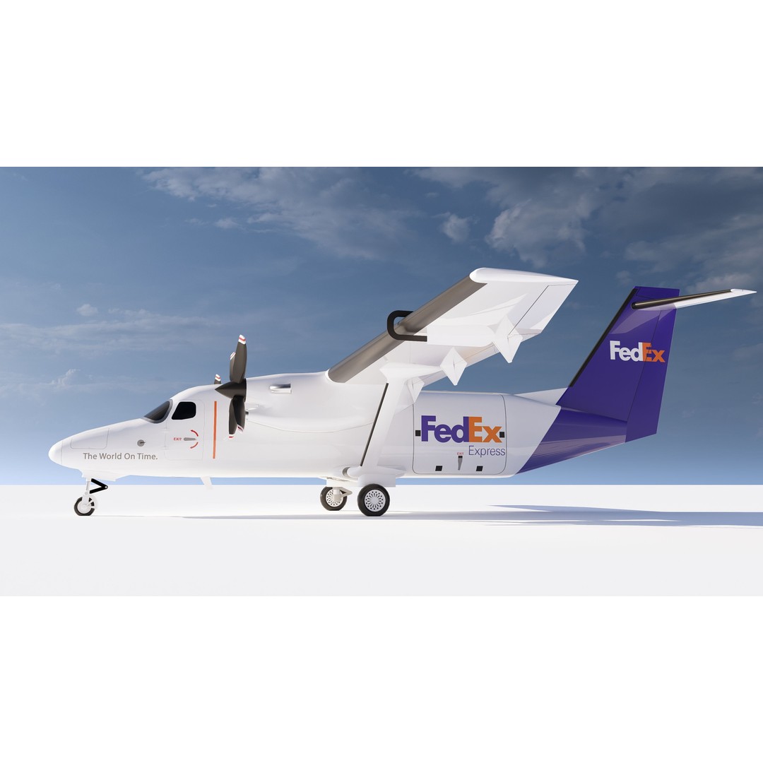 Cessna 408 SkyCourier 3D Model – Commercial Aircraft, SketchUp - View 6