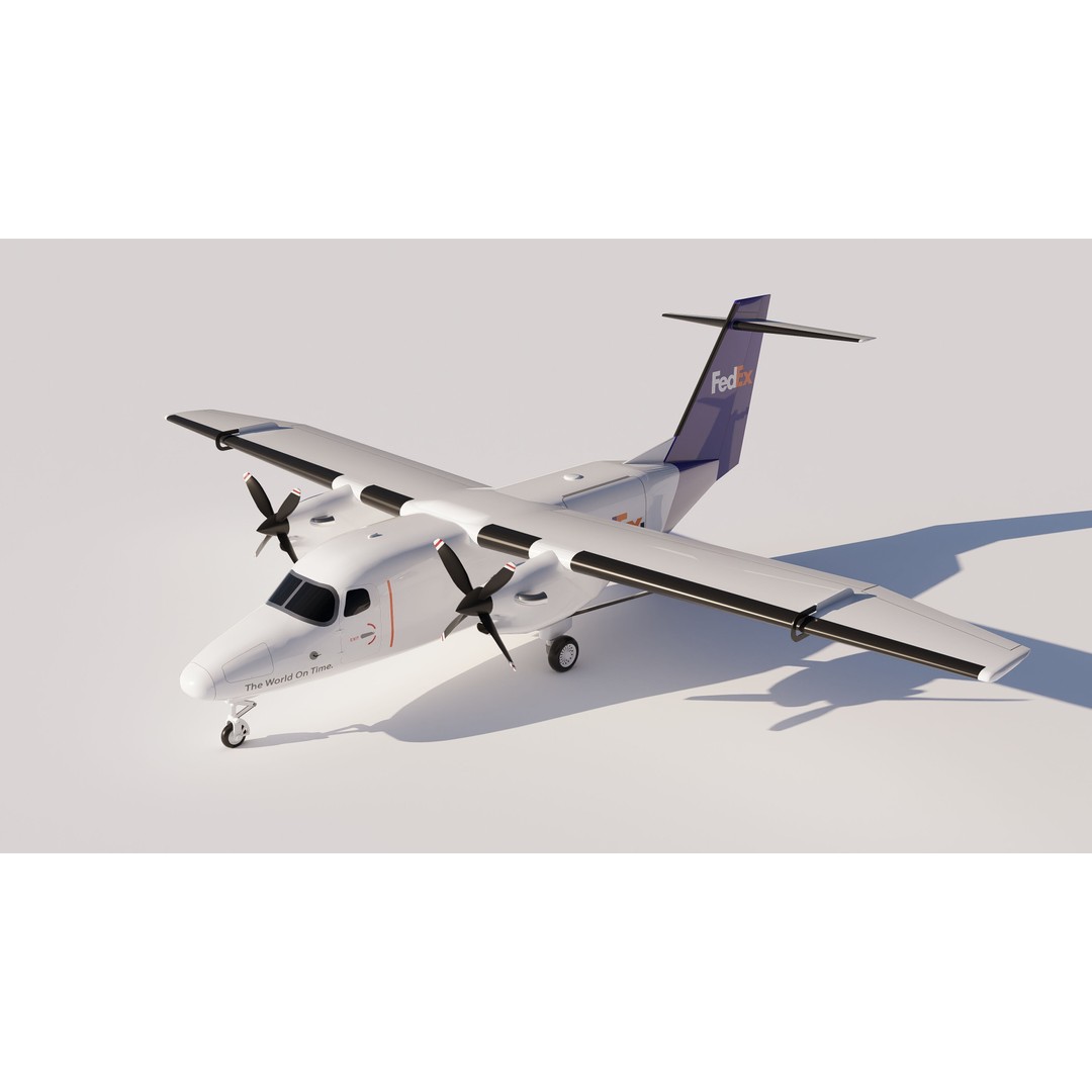 Cessna 408 SkyCourier 3D Model – Commercial Aircraft, SketchUp - View 7