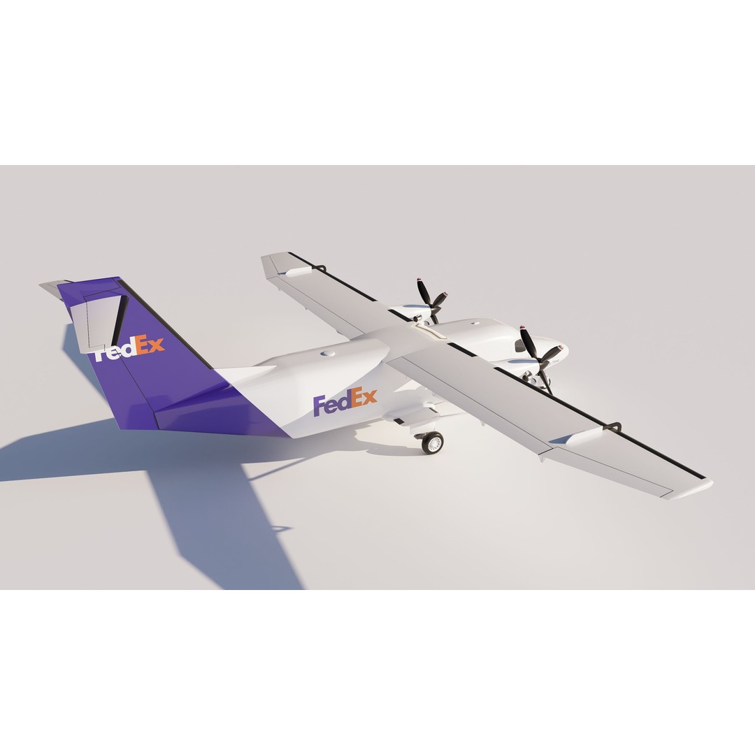Cessna 408 SkyCourier 3D Model – Commercial Aircraft, SketchUp - View 8
