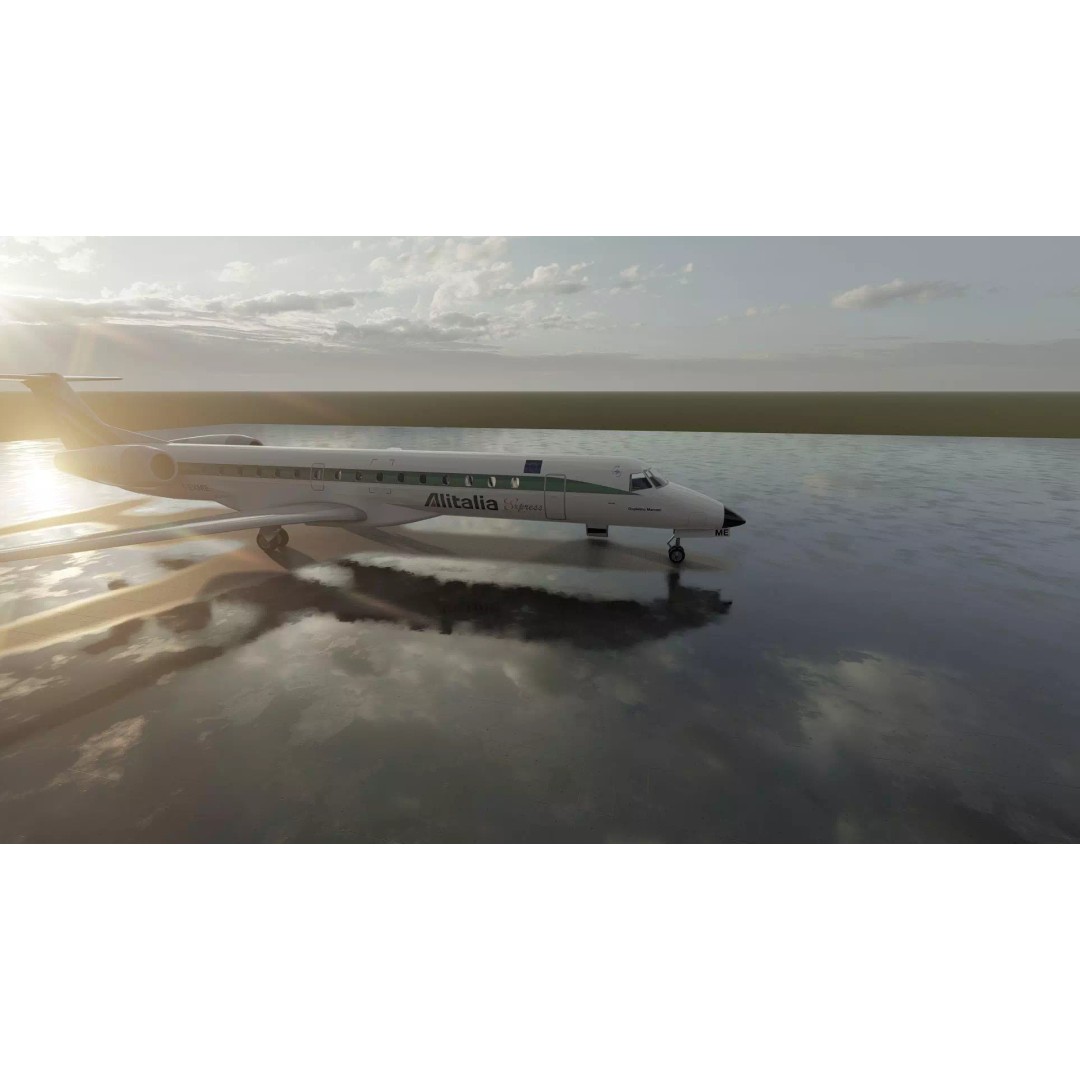 EMBRAER E170 A and E145 3D Model – Detailed Aircraft Asset, Lumion Ready - View 13