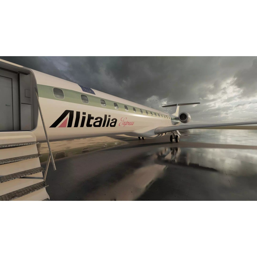 EMBRAER E170 A and E145 3D Model – Detailed Aircraft Asset, Lumion Ready - View 15