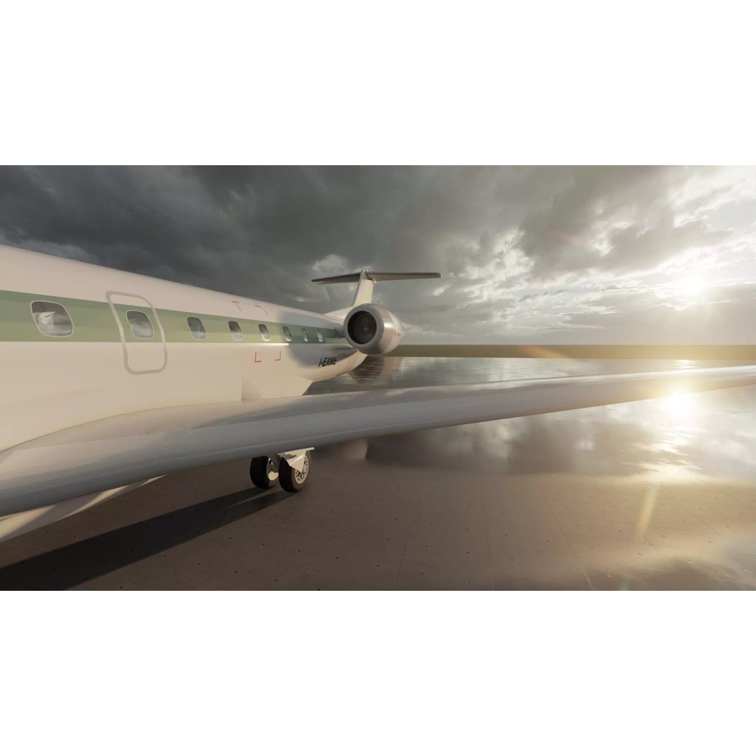 EMBRAER E170 A and E145 3D Model – Detailed Aircraft Asset, Lumion Ready - View 16