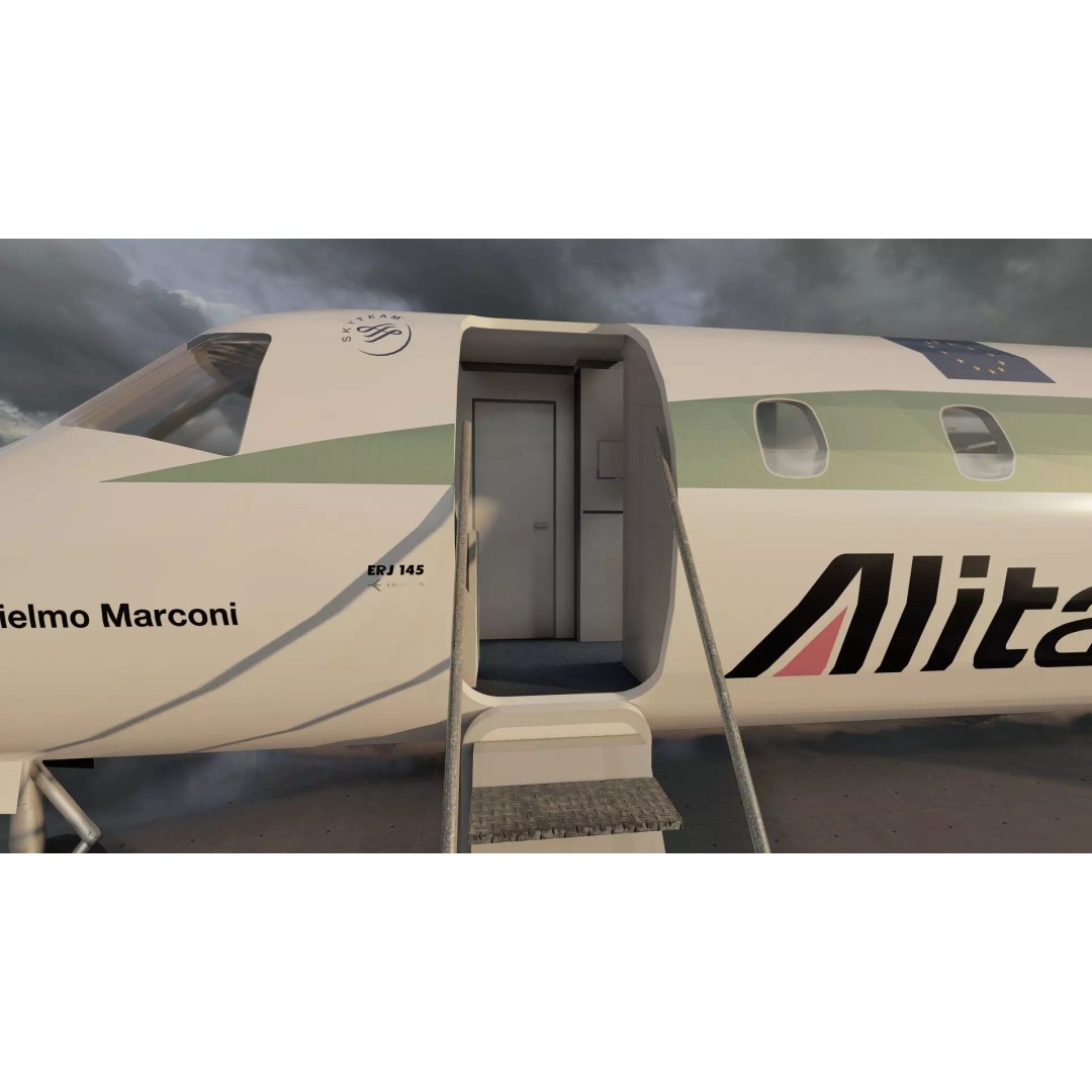 EMBRAER E170 A and E145 3D Model – Detailed Aircraft Asset, Lumion Ready - View 17