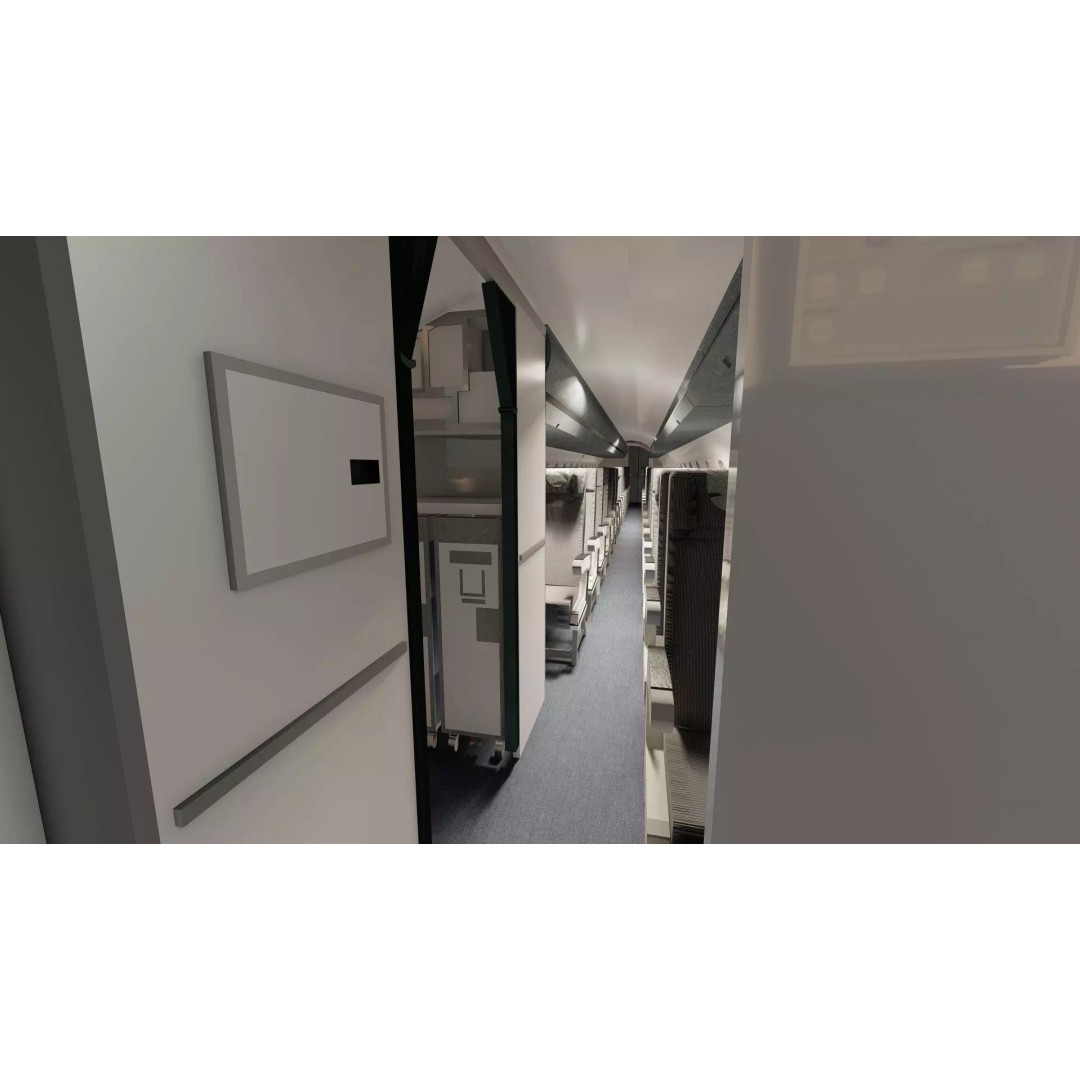 EMBRAER E170 A and E145 3D Model – Detailed Aircraft Asset, Lumion Ready - View 18