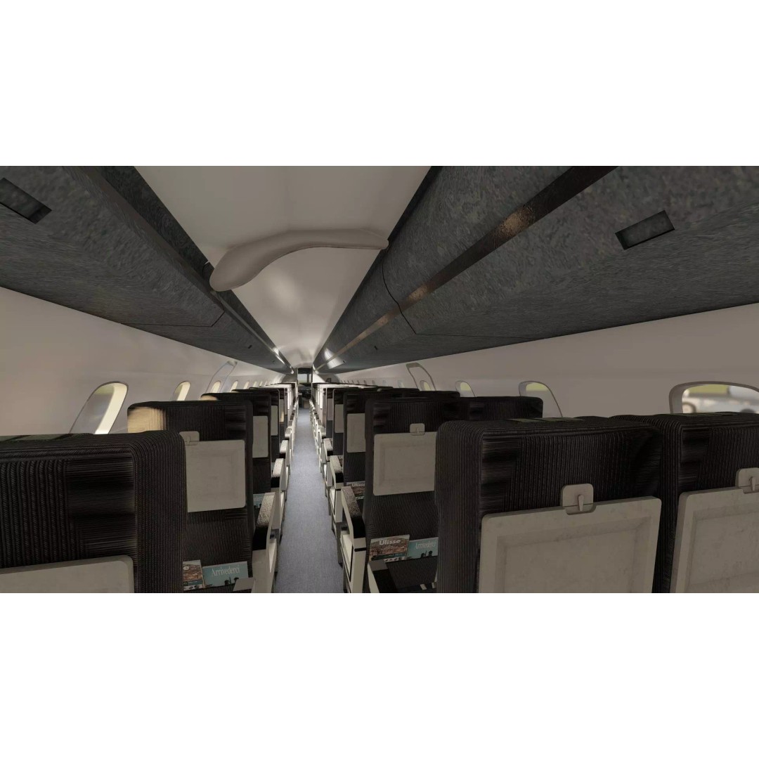EMBRAER E170 A and E145 3D Model – Detailed Aircraft Asset, Lumion Ready - View 23