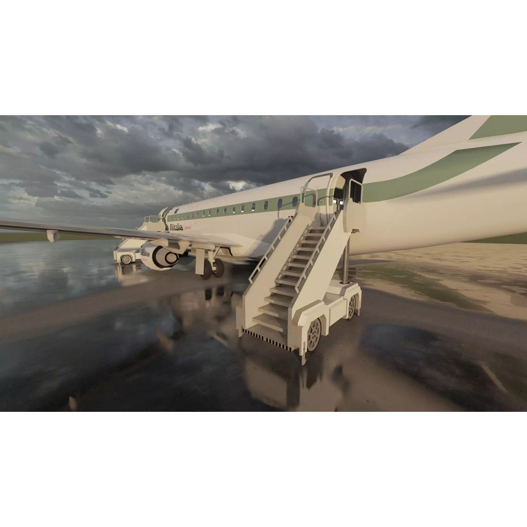 EMBRAER E170 A and E145 3D Model – Detailed Aircraft Asset, Lumion Ready - View 28