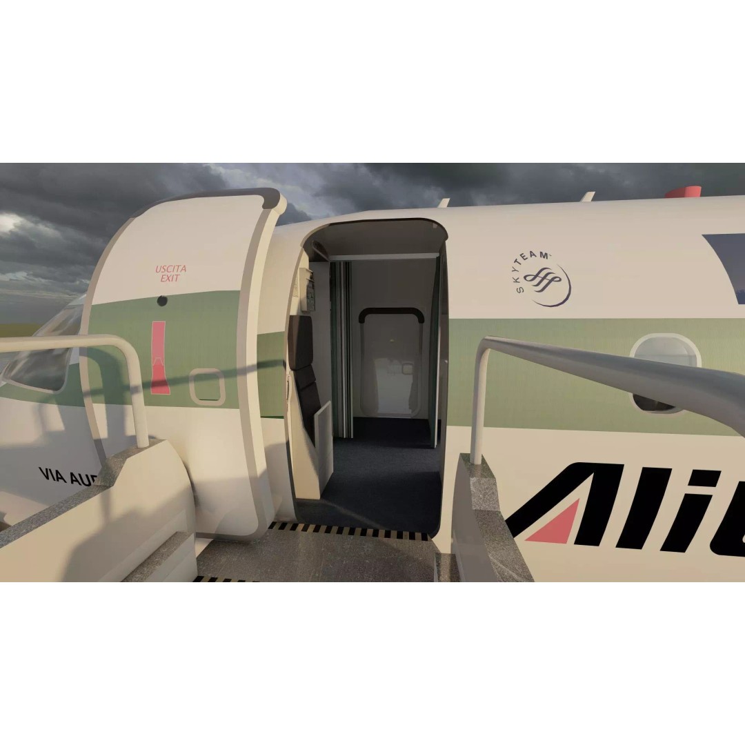 EMBRAER E170 A and E145 3D Model – Detailed Aircraft Asset, Lumion Ready - View 30