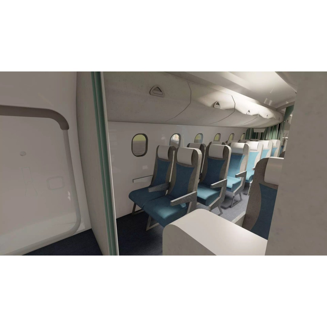EMBRAER E170 A and E145 3D Model – Detailed Aircraft Asset, Lumion Ready - View 31