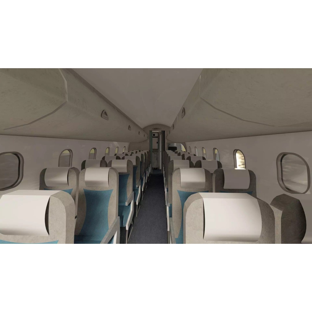EMBRAER E170 A and E145 3D Model – Detailed Aircraft Asset, Lumion Ready - View 34