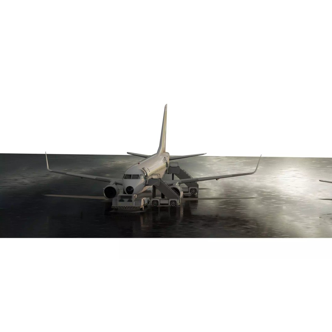 EMBRAER E170 A and E145 3D Model – Detailed Aircraft Asset, Lumion Ready - View 4