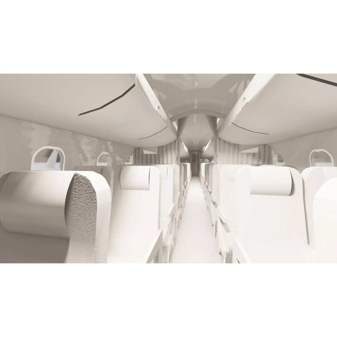EMBRAER E170 A and E145 3D Model – Detailed Aircraft Asset, Lumion Ready - View 48