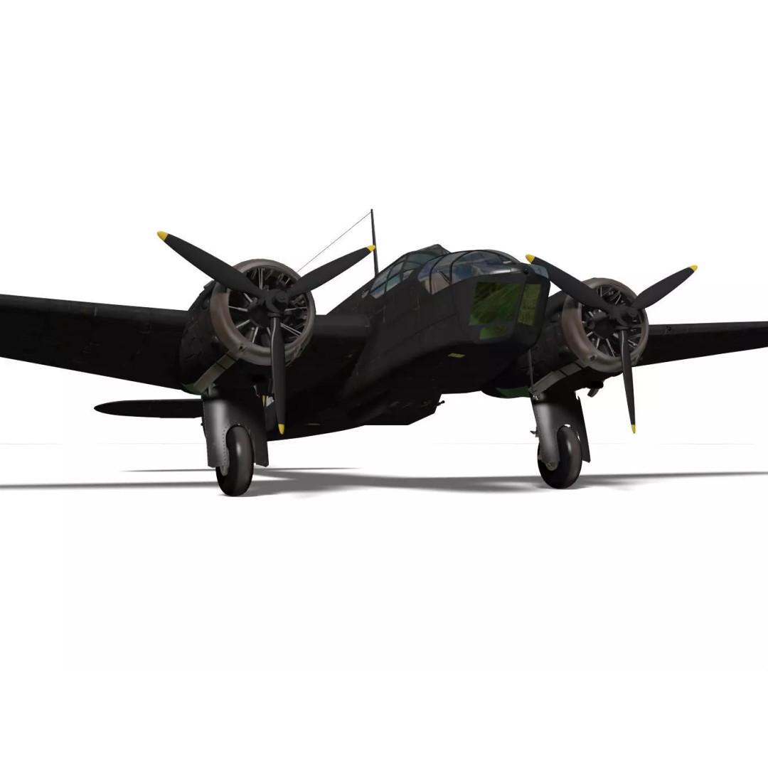 Bristol Blenheim MK-IV 3D Model – High Poly Aircraft, FBX - View 16