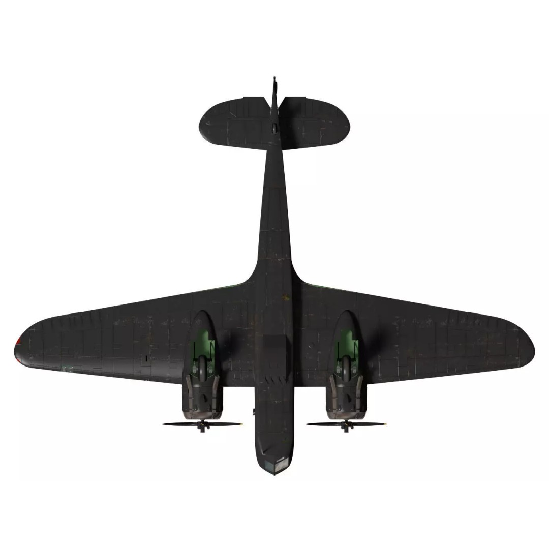 Bristol Blenheim MK-IV 3D Model – High Poly Aircraft, FBX - View 7