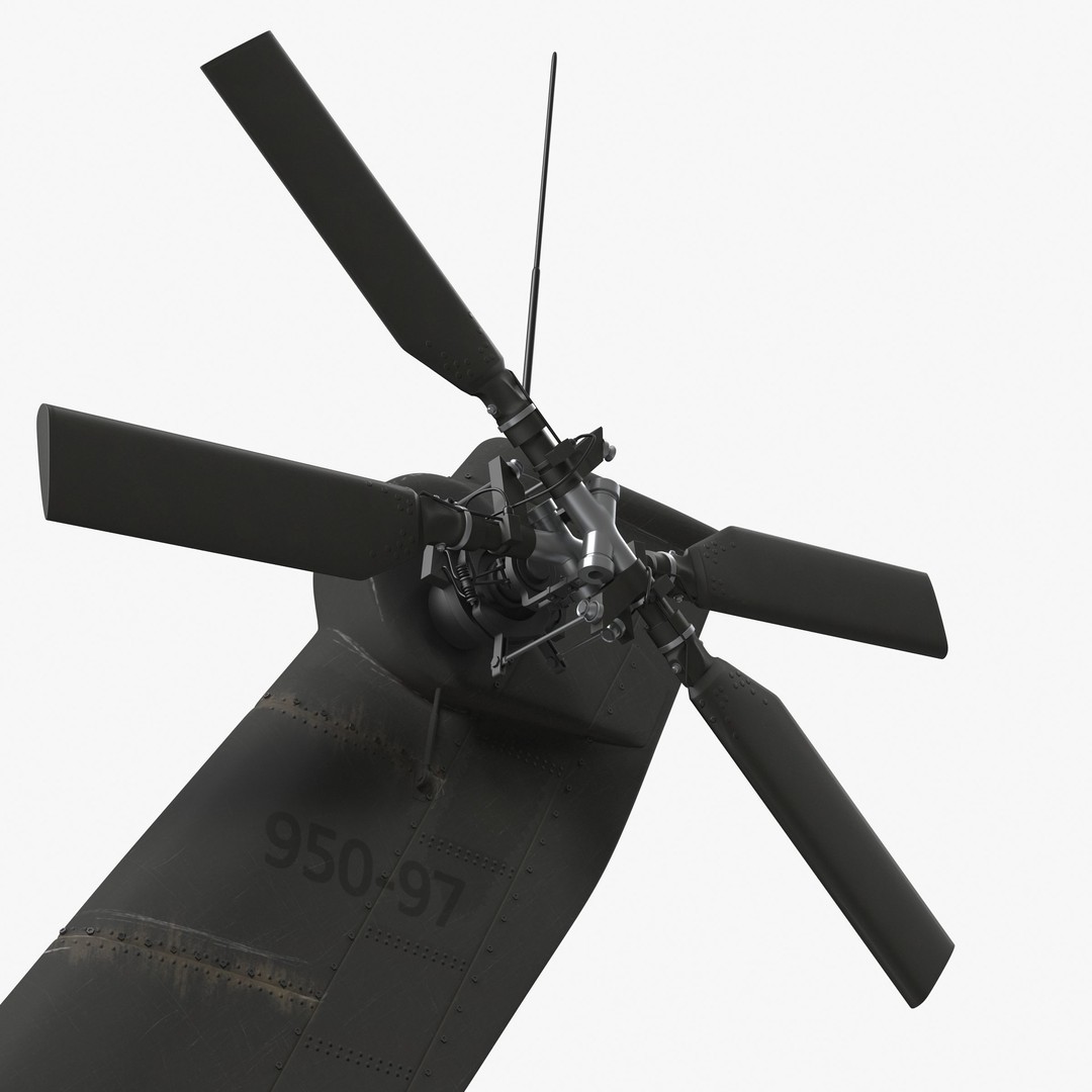 AH64A Apache Helicopter 3D Model – Low Poly Game Asset, FBX, PBR Textures - View 60