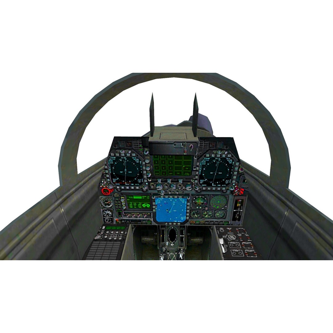 Sukhoi Su-35 3D Model – Low Poly Game-Ready Fighter Jet, FBX - View 19