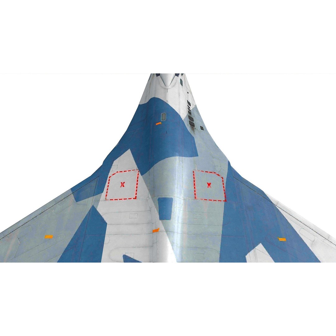 Sukhoi Su-35 3D Model – Low Poly Game-Ready Fighter Jet, FBX - View 20